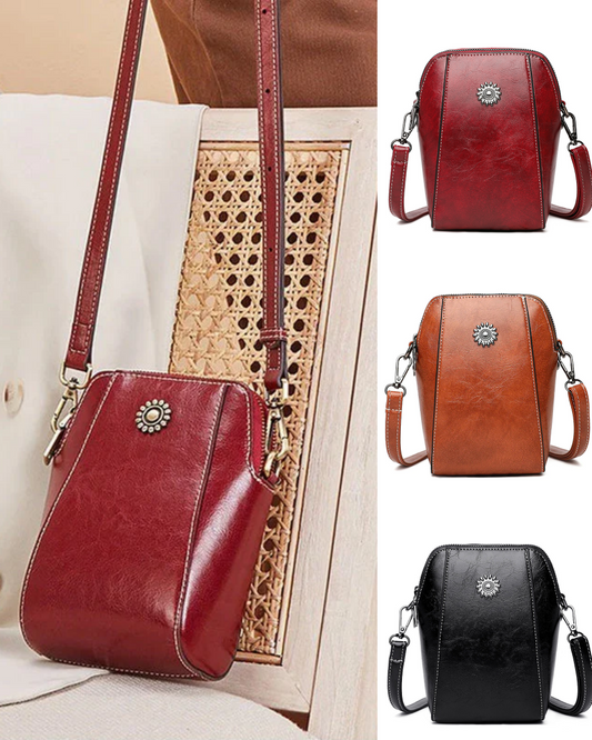 🔥👜【Specjalna oferta letnia】💖Nowa prosta wielofunkcyjna modna torba na ramię ze skóry naturalnej, mała i wykwintna