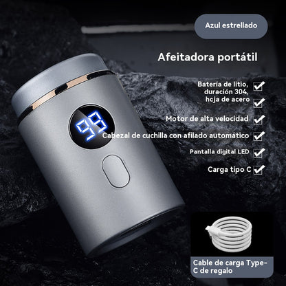 🔥Oferta especial🔥 Afeitadora eléctrica para hombre con pantalla digital y potente motor