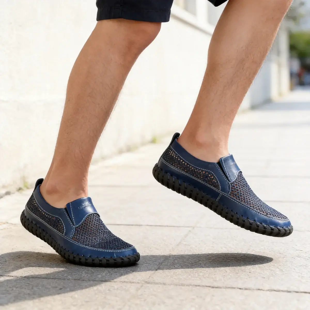 【Tallas 38-48】👞Nuevos zapatos casuales de malla para hombre para verano, ideales para viajes y actividades al aire libre.