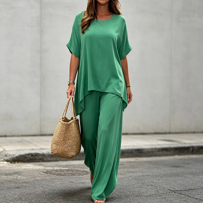 💃💃【S-5XL】 Traje casual de talla grande para mujer 2026 【Top + Pantalones】