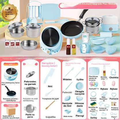 🎀🎁【Najlepszy prezent dla Twojego dziecka✨】🔥🍳 Miniaturowa zabawka kuchenna dla dzieci - świetna pomoc w ich rozwoju
