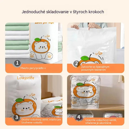 ✨🗃️ 5 kusov len za 24 € 💨 Veľké stlačiteľné vákuové úložné vrecká: Nie je potrebné žiadne vzduchové čerpadlo, nepriepustné, ideálne na úsporu miesta v kufri a doma ✈️