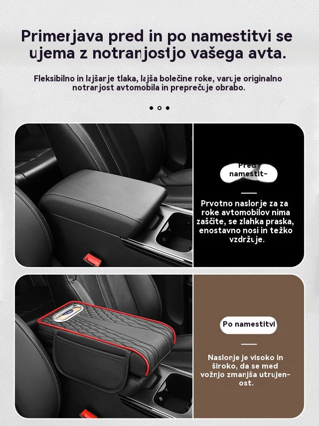 Popust kmalu poteče - Večnamenska in praktična škatla za naslonjalo za roke v avtomobilu, zaščitna blazinica za povečanje višine