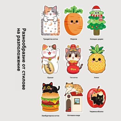 🏆【🔥В продажба】【50*80cm】🐱Драскалка за котки с автоматично затваряне - вертикална драскалка с форма на куб - не се изисква монтаж, просто залепете и използвайте