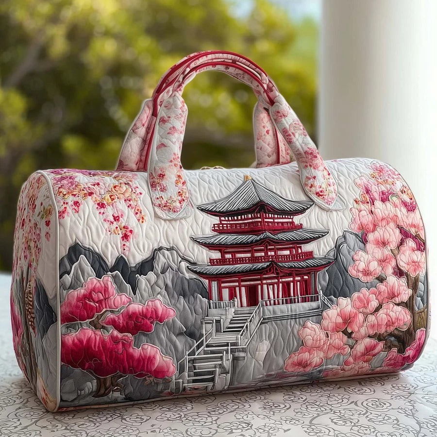 Bolsa de viaje acolchada con estampado nuevo, bolso de mano multifuncional para deporte y gimnasio, ideal para viajes cortos.