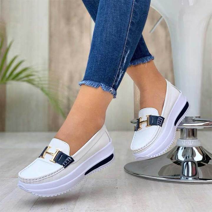 🔥50%OFF🔥🩰【35-43】2025 nowy styl damskie buty casualowe buty z grubą podeszwą miękkie i wygodne