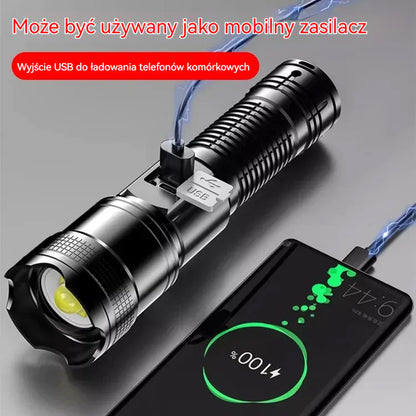 🆕🔦【50% zniżki dzisiaj】Nowa zewnętrzna lampa patrolowa, mocna latarka o dużym zasięgu