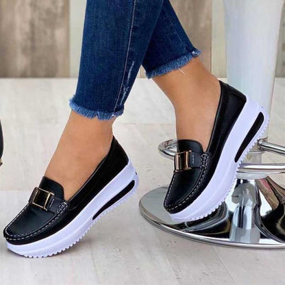 🔥50%OFF🔥🩰【35-43】2025 nowy styl damskie buty casualowe buty z grubą podeszwą miękkie i wygodne