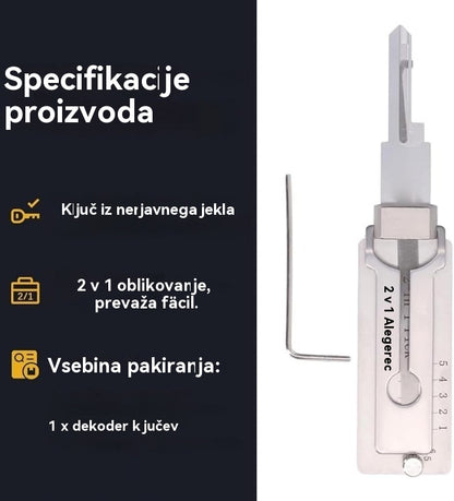 🔐Posebna razprodaja tega tedna🔑 - 50 % popusta🔥Dekoder ključev iz nerjavečega jekla