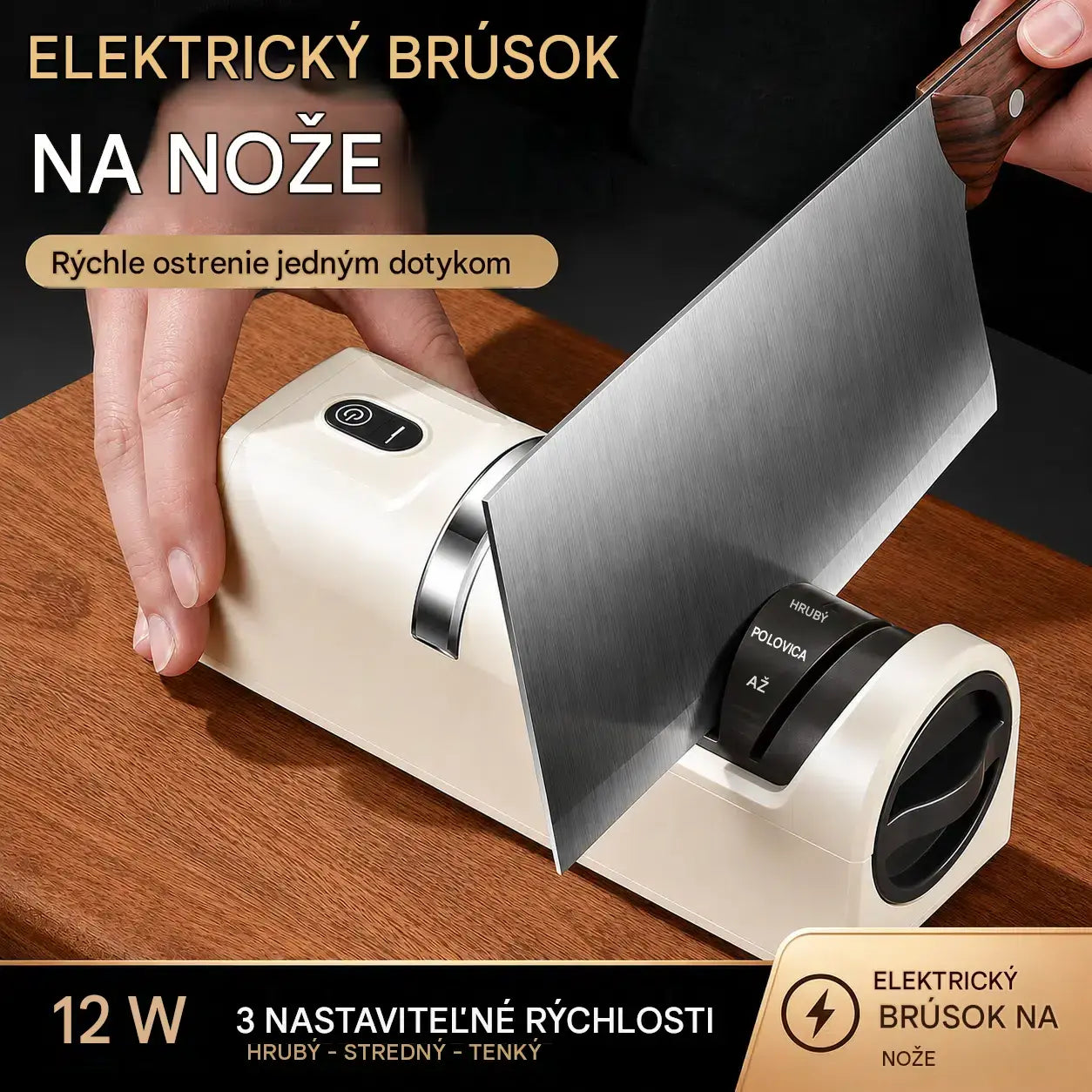 ⏳ 40% zľava! 🔪 Automatický brúsny strojček na kuchynské nože ✨