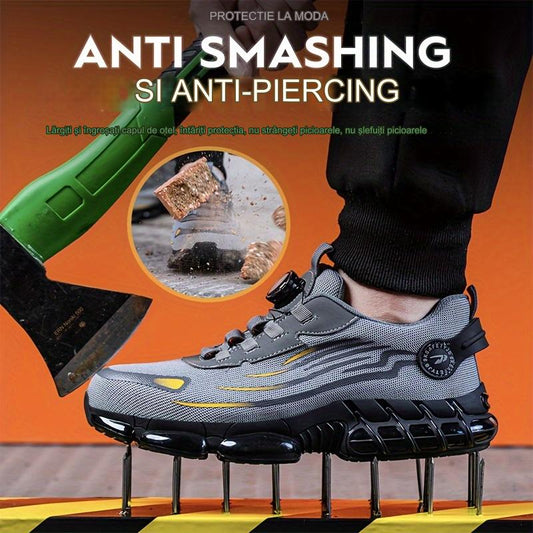 🥾Super gorący nowy produkt w sprzedaży🔥【39-46】Męskie buty robocze, odpowiednie do codziennego użytku, odporne na uderzenia i przebicia, antypoślizgowe.Doskonała jakość, modny i trendy