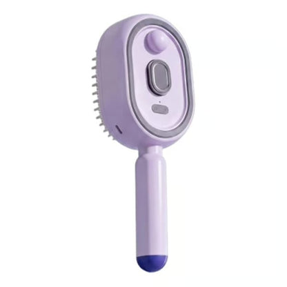 ⚡💨 Peine eléctrico con pulverizador, masaje y cuidado del cabello 2 en 1