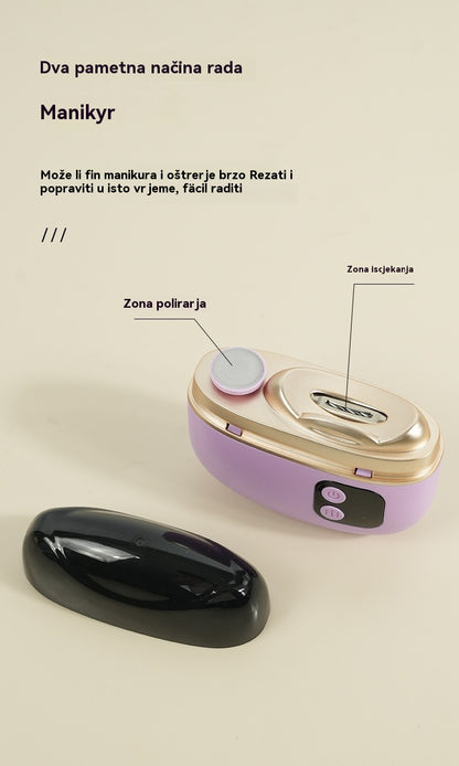 🎁💅2-u-1 potpuno automatske bežične prijenosne električne škare/turpija za nokte