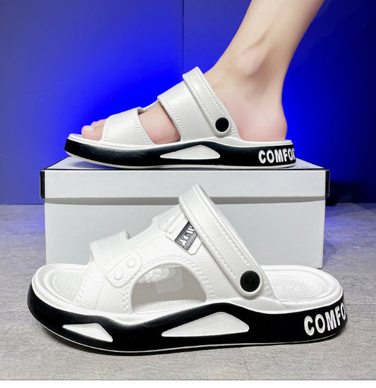 【50% de descuento por tiempo limitado】Nuevas sandalias de playa para hombre 2026, antiolor, ideales también para conducir y uso casual.