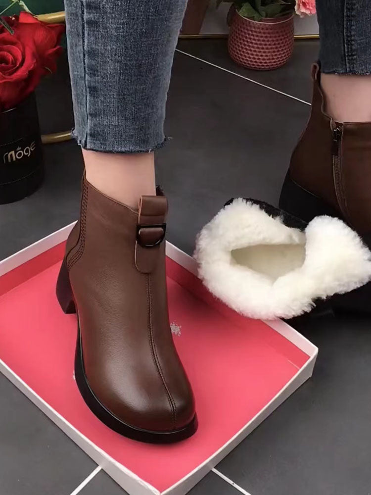 ✨【35-40】Ręcznie robione włoskie buty damskie z prawdziwej skóry z podszewką antypoślizgową