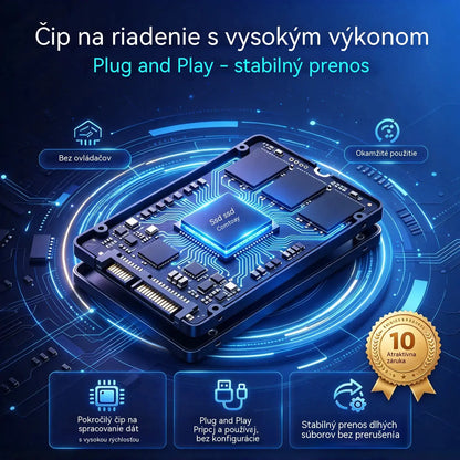 ⚡【32TB】💾 Ultratenký SSD disk novej generácie | Vysoká kapacita a rýchlosť | Prenosné úložisko 🚀