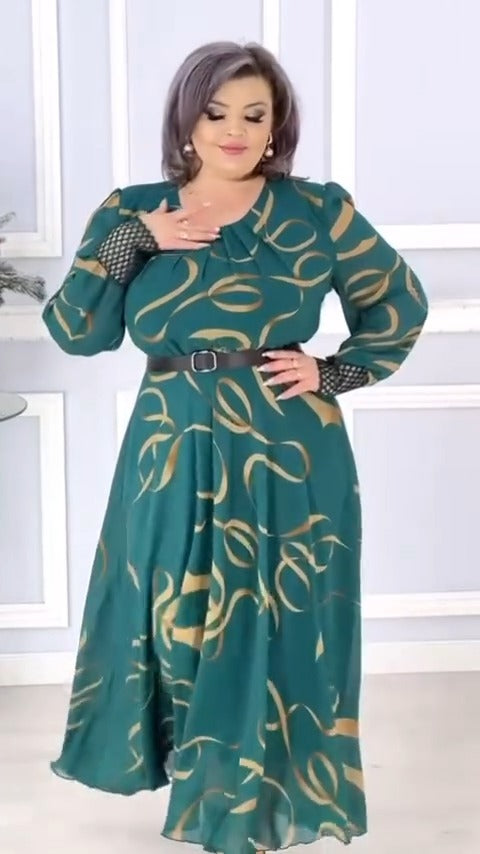 🎉🎆【S-5XL】2025 nowa klasyczna retro elegancka szlachetna długa spódnica