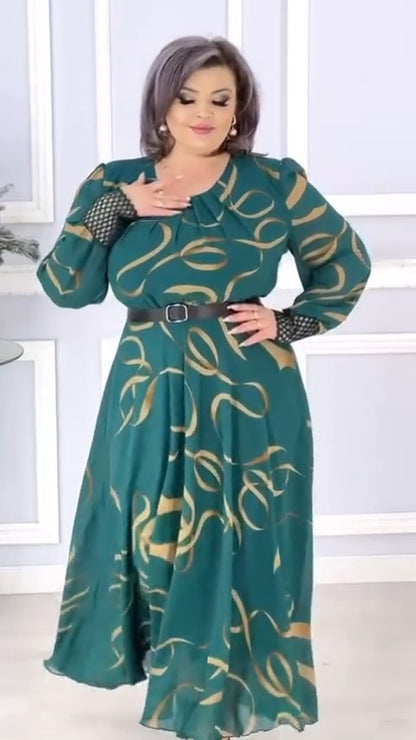 🎉🎆【S-5XL】2025 nowa klasyczna retro elegancka szlachetna długa spódnica