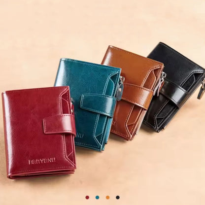 🔥Nowy portfel damski na wiosnę i lato, wieloprzegródkowy, z miejscem na kartę-3897775