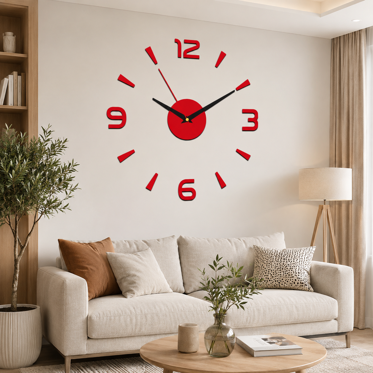 【30%OFF】🕑✨Reloj de pared acrílico luminoso 3D sin necesidad de taladrar (requiere montaje)