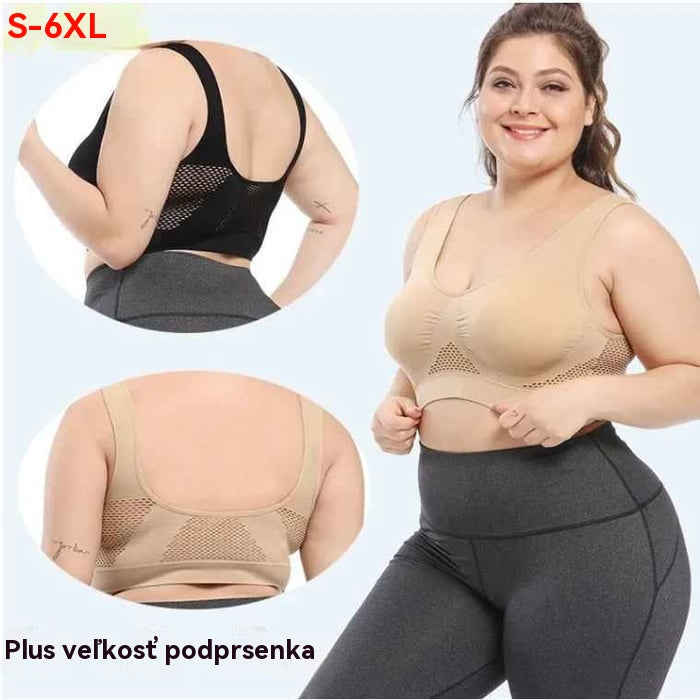🔥✨【3dílné balení】【40-120 kg】Bezešvá podprsenka, pohodlná a prodyšná