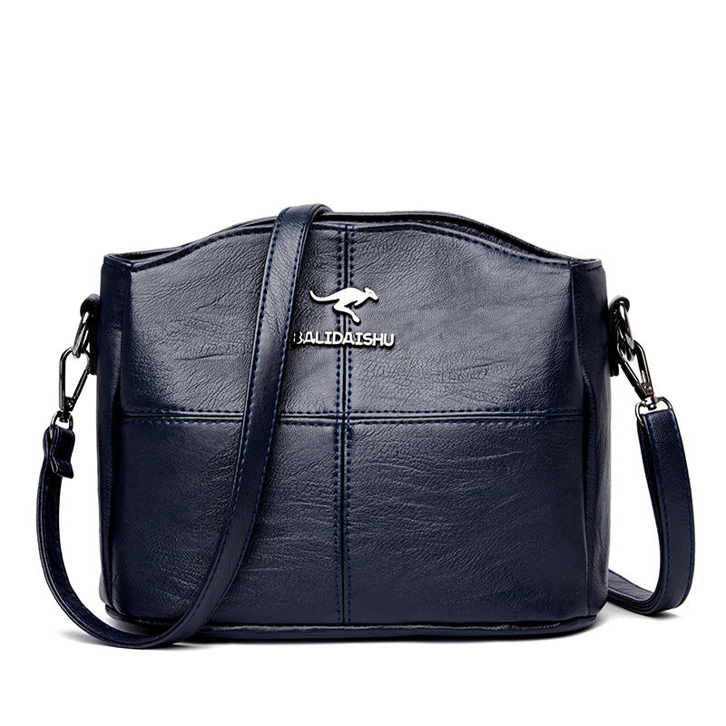🔥👜👜 Nová kabelka cez rameno z pravej kože, ručne vyrobená v retro štýle, moderná a všestranná.