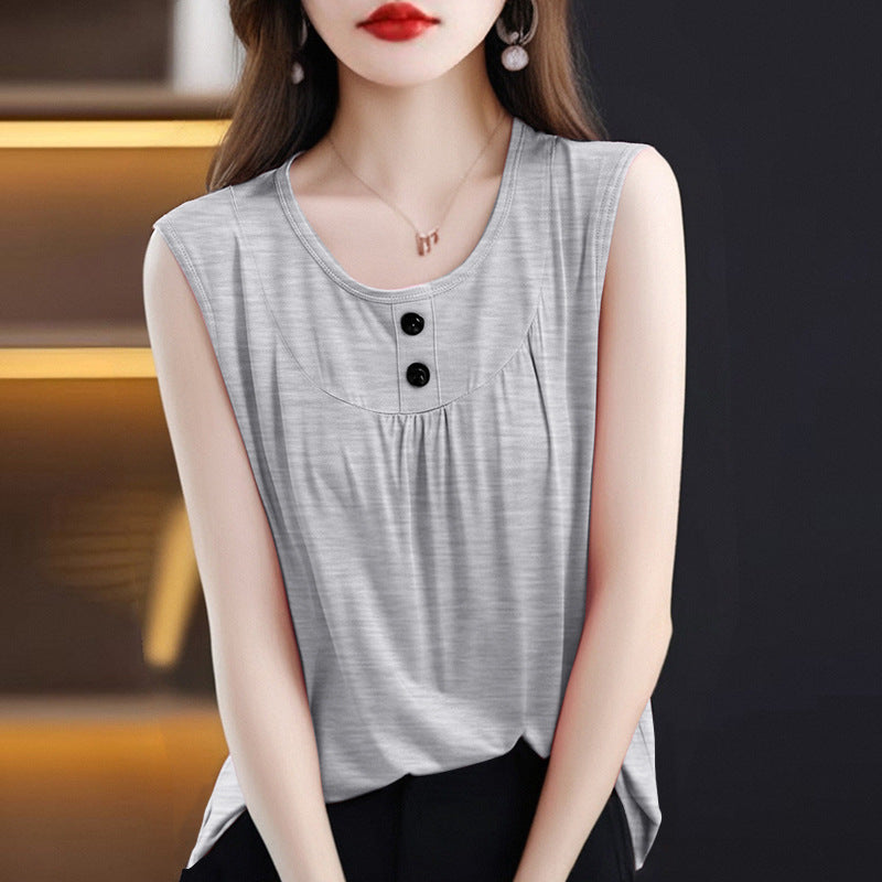 🌺【3XL-6XL】🟡【Kup jeden, a drugi dostaniesz gratis】🟢 Letnie damskie kamizelki dostępne w różnych kolorach💛