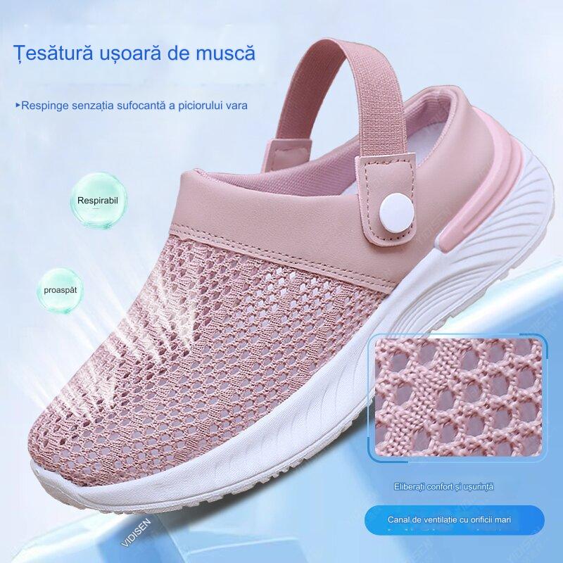 🔥【Nowości letnie】🔥【36-40】✨🎉2025 Letnie modne swobodne oddychające siateczkowe plażowe sandały damskie