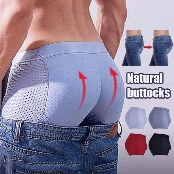 🔥【4/8 bucăți】Lenjerie de corp din bumbac din mătase de gheață antibacteriană pentru bărbați