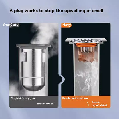 🔥【Kupte jeden, druhý dostanete zdarma】✨Univerzální podlahové odvodňovací jádro proti zápachu s velkým voštinovým panelem