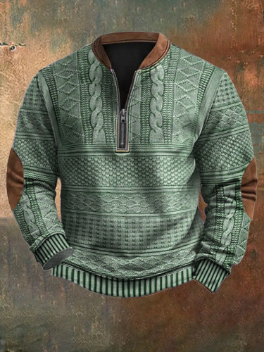 🔥⛄【S-5XL】2024 nowa męska bluza z zamkiem błyskawicznym na jesień i zimę-3798569
