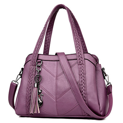👜 Bolso clásico retro de gran capacidad y múltiples compartimentos para mujer, nuevo modelo 2026 de piel suave