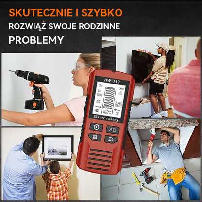 🌟🔍 Wykrywacz ścienny 2 w 1 – Unikaj ukrytych kabli i rur!