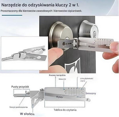 🔐Specjalna wyprzedaż tego tygodnia🔑 - 49% zniżki🔥 Dekoder kluczy ze stali nierdzewnej
