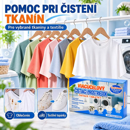 🔥✨【Kúpte 2 a získajte 2 zadarmo】【Rýchle čistenie】🔥Multifunkčné šumivé tablety na čistenie domácnosti