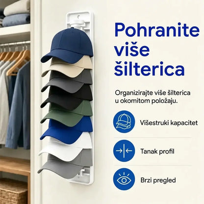 【2 komada】Organizator za šešire koji štedi prostor