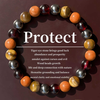 🐅Pulsera de Ojo de Tigre Amarillo Natural: El rey de los animales auspiciosos, te trae riqueza y buena fortuna.