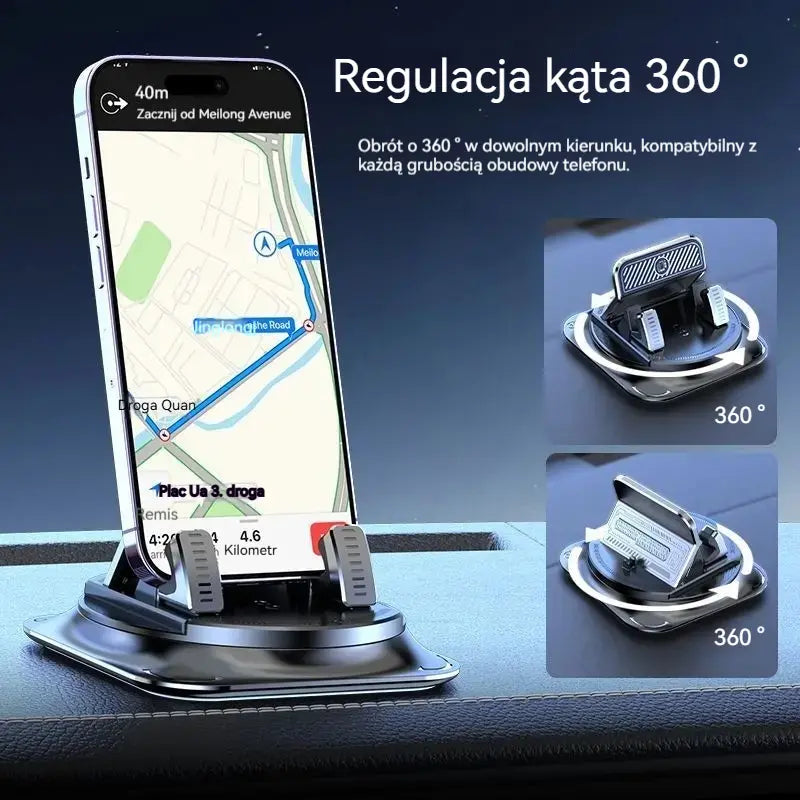 🔥【50% ZNIŻKI】🚗 Bezpieczny i inteligentny: Najlepszy uchwyt samochodowy 2 w 1 na telefon! 🚗
