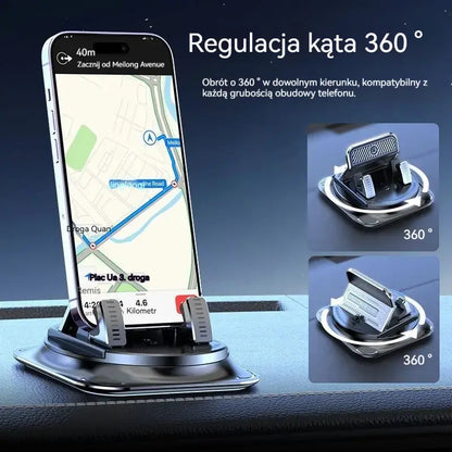 🔥【50% ZNIŻKI】🚗 Bezpieczny i inteligentny: Najlepszy uchwyt samochodowy 2 w 1 na telefon! 🚗