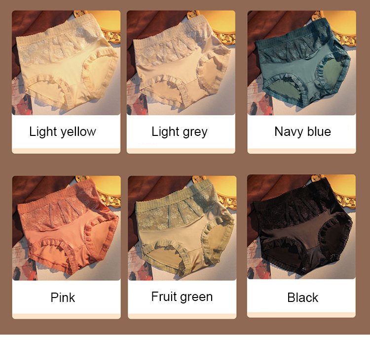 🌸💖【6 sztuk】💥【45-85KG】 2025 Nowe koronkowe majtki damskie