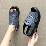 🔥【50% de descuento】🔥【35-40】Sandalias estilo botín retro con suela suave