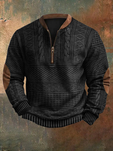 🔥⛄【S-5XL】2024 nowa męska bluza z zamkiem błyskawicznym na jesień i zimę-3798569
