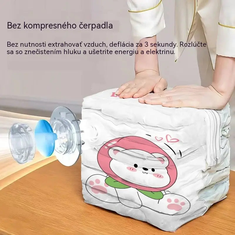 ✨🗃️ 5 kusov len za 24 € 💨 Veľké stlačiteľné vákuové úložné vrecká: Nie je potrebné žiadne vzduchové čerpadlo, nepriepustné, ideálne na úsporu miesta v kufri a doma ✈️