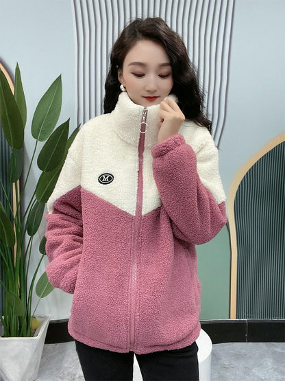 🧡Jesen i zima Novo u ponudi💛🐏【M-4XL】Zimska jakna od flisa, jakna od ojačanog janjećeg pamuka, topla jakna