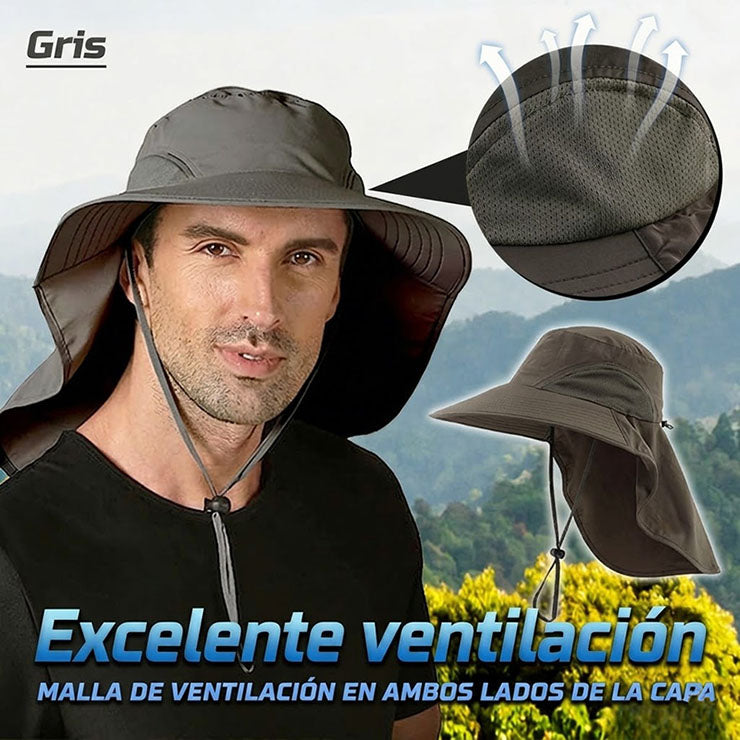 🔥【Compra 1, llévate 1 gratis】🔥Sombrero de pesca universal de verano con protección solar 2026