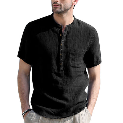 🌿50% de descuento🔥 Nuevas camisas de algodón y lino para hombre en tallas grandes ✅️Pago contra entrega