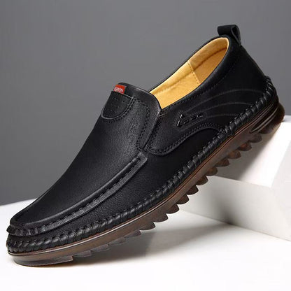 👞【39-44】Zapatos casuales nuevos para hombre, elegantes y versátiles zapatos de negocios de cuero genuino. ✅️Pago contra entrega