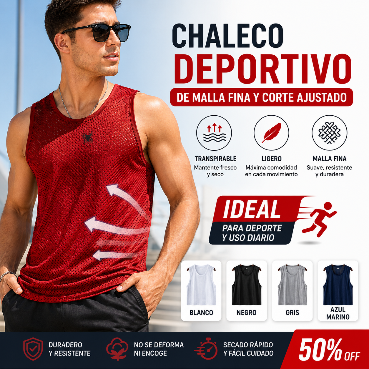 🎽Pago contra entrega🏆Camisetas casuales de manga corta para hombre, confeccionadas en tejido de seda fresco ✅ Ligeras, transpirables y de secado rápido