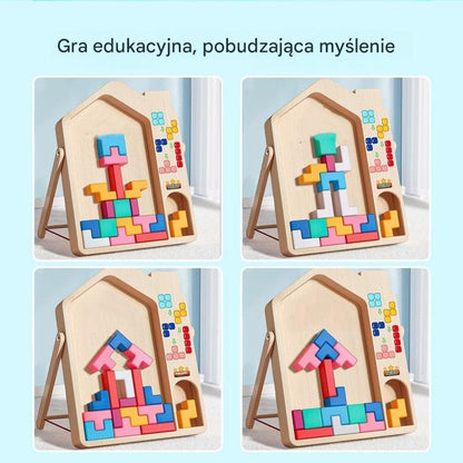 Kup 1, a drugi dostaniesz gratis, 2 zestawy🔥🌈 edukacyjna układanka dla dzieci z klockami