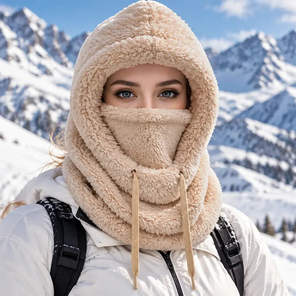 ❄️ Teplá fleecová kukla pre ženy: Ochrana a teplo v zime!